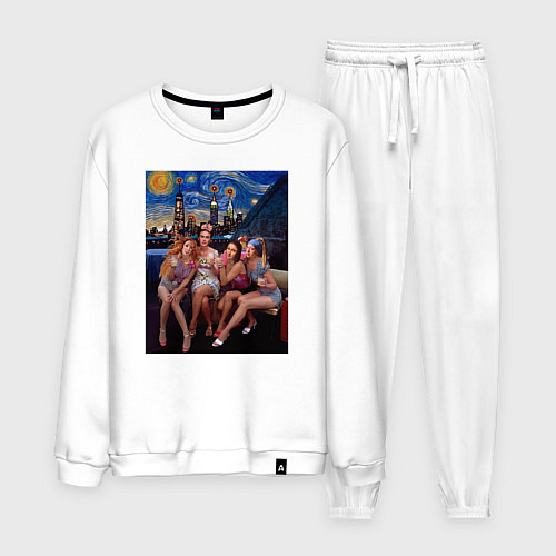 Мужской костюм Искусство в большом городе - art and the city / Белый – фото 1