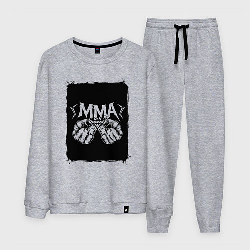 Мужской костюм Сила кулаков ММА / Меланж – фото 1