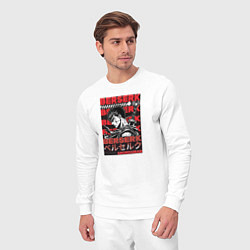Костюм хлопковый мужской Berserk Black Swordsman, цвет: белый — фото 2