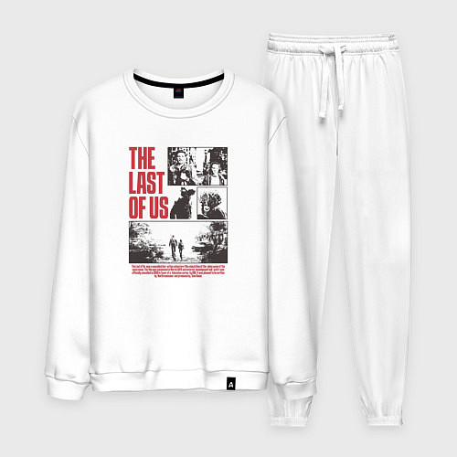 Мужской костюм Одни Из Нас Сериал Постер / Белый – фото 1