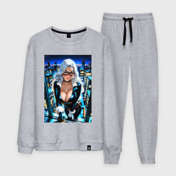 Мужской костюм Черная кошка на крыше