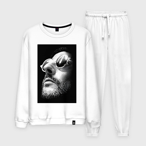 Мужской костюм Леон персонаж / Белый – фото 1