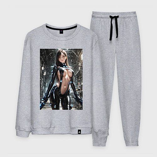 Мужской костюм Рэйка Шимохира в костюме Gantz:O / Меланж – фото 1