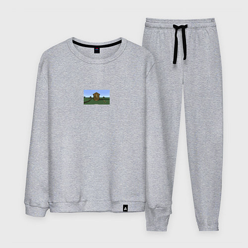 Мужской костюм Да ты че мем майнкрафт / Меланж – фото 1