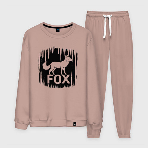 Мужской костюм Лис в лесу / Пыльно-розовый – фото 1