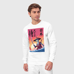 Костюм хлопковый мужской Bender samurai - bushido, цвет: белый — фото 2