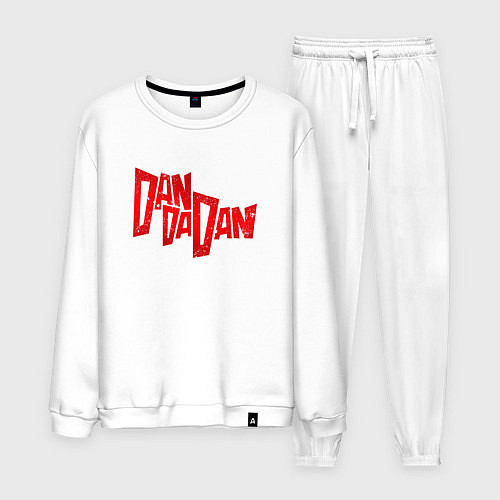 Мужской костюм Dandadan - logotype / Белый – фото 1