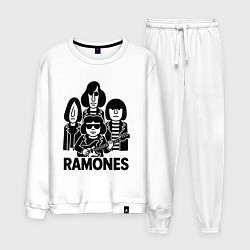 Мужской костюм Ramones силуэты