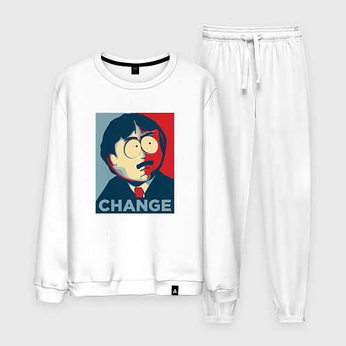 Мужской костюм Рэнди Марш постер / Белый – фото 1