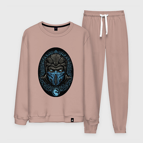 Мужской костюм Sub-zero kombat / Пыльно-розовый – фото 1