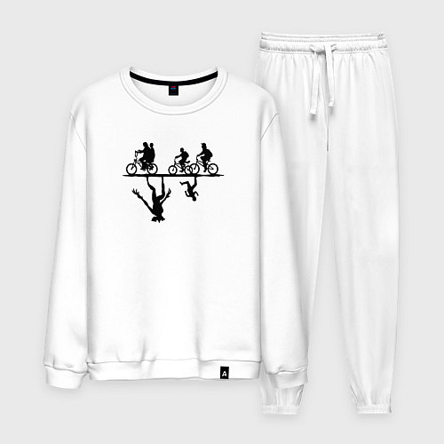 Мужской костюм Очень странные дела параллельный мир / Белый – фото 1