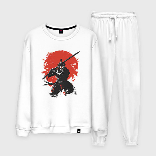 Мужской костюм Samurai style / Белый – фото 1