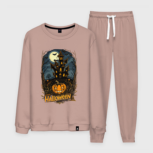 Мужской костюм Halloween mansion / Пыльно-розовый – фото 1