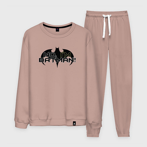 Мужской костюм Нет - я Бэтмен / Пыльно-розовый – фото 1