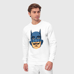 Костюм хлопковый мужской Batman Dali, цвет: белый — фото 2