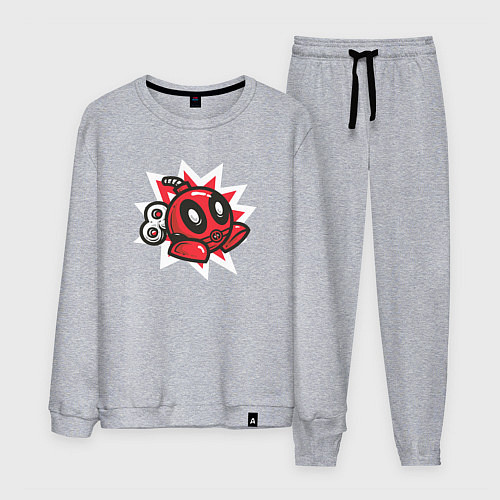 Мужской костюм Deadpool bomb / Меланж – фото 1