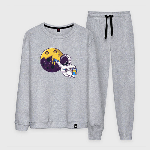 Мужской костюм Сырная луна / Меланж – фото 1