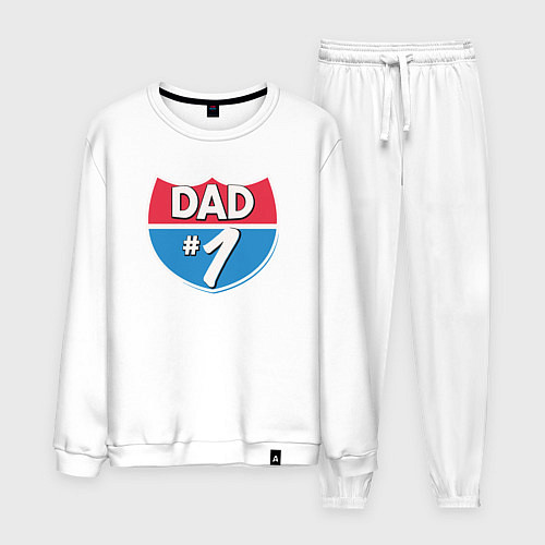 Мужской костюм Dad 1 / Белый – фото 1