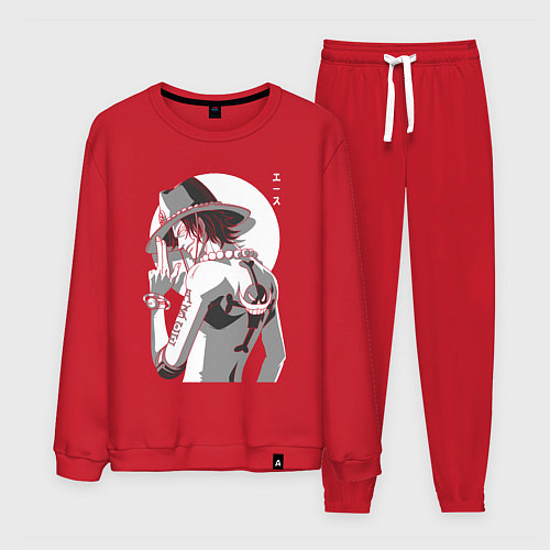 Мужской костюм One piece Луффи взрослый / Красный – фото 1