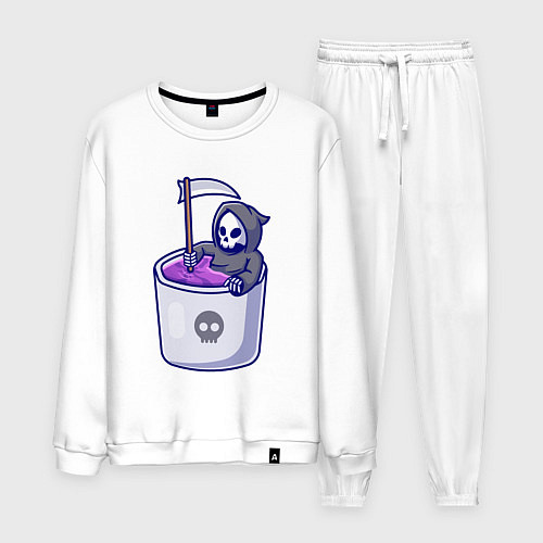 Мужской костюм Ванна смерти / Белый – фото 1