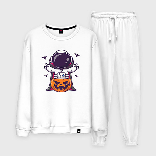 Мужской костюм Spaceman halloween / Белый – фото 1