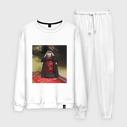 Мужской костюм Грузинская женщина / Белый – фото 1