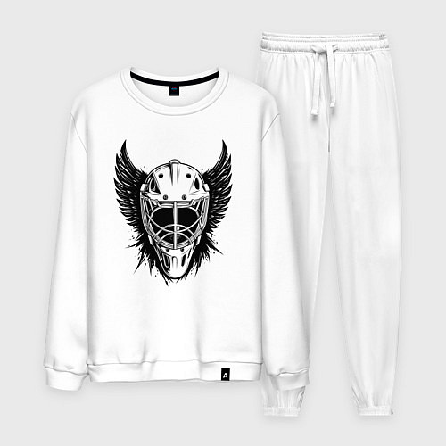 Мужской костюм Крылатая хоккейная маска / Белый – фото 1