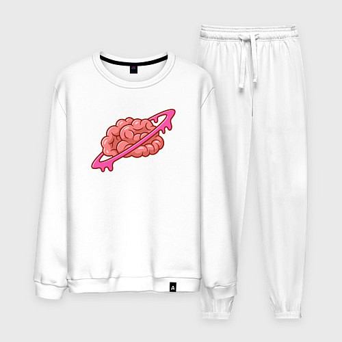 Мужской костюм Saturn brain / Белый – фото 1