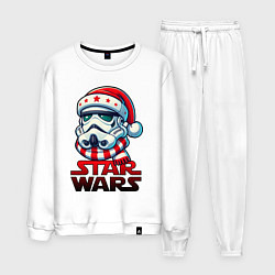 Костюм хлопковый мужской Stormtrooper new year, цвет: белый