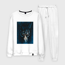 Костюм хлопковый мужской Donnie Darko, цвет: белый