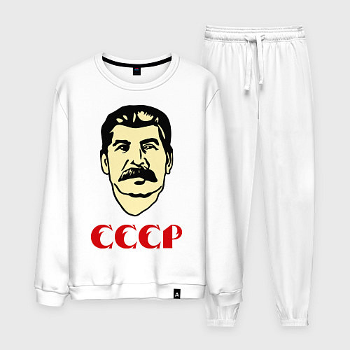 Мужской костюм Сталин: СССР / Белый – фото 1