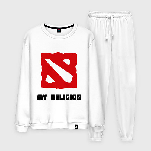 Мужской костюм Dota 2: My Religion / Белый – фото 1