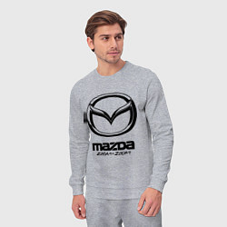 Костюм хлопковый мужской Mazda Zoom-Zoom, цвет: меланж — фото 2