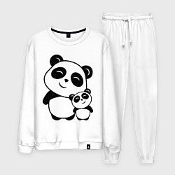 Мужской костюм Милые панды