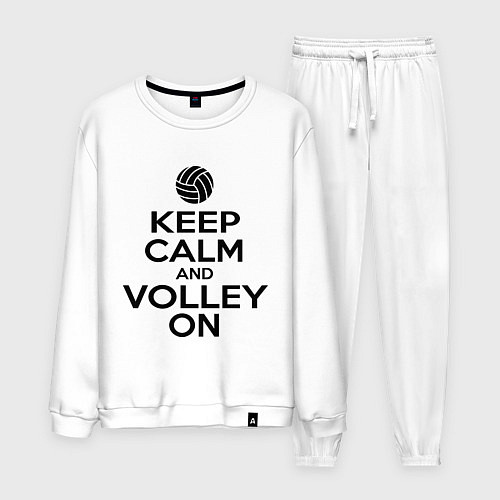 Мужской костюм Keep Calm & Volley On / Белый – фото 1