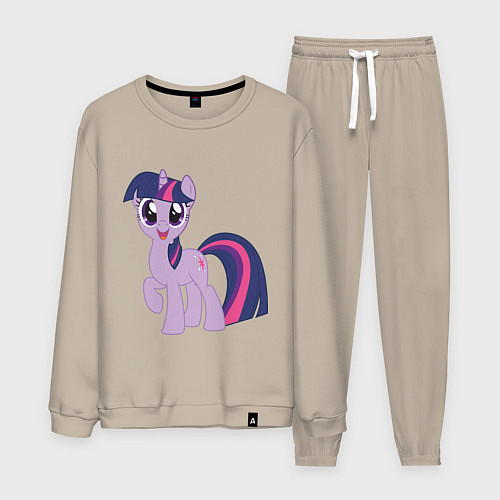 Мужской костюм Пони Сумеречная Искорка / Миндальный – фото 1