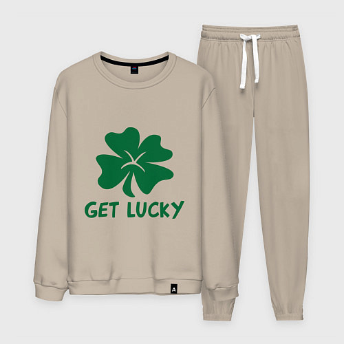 Мужской костюм Get lucky / Миндальный – фото 1