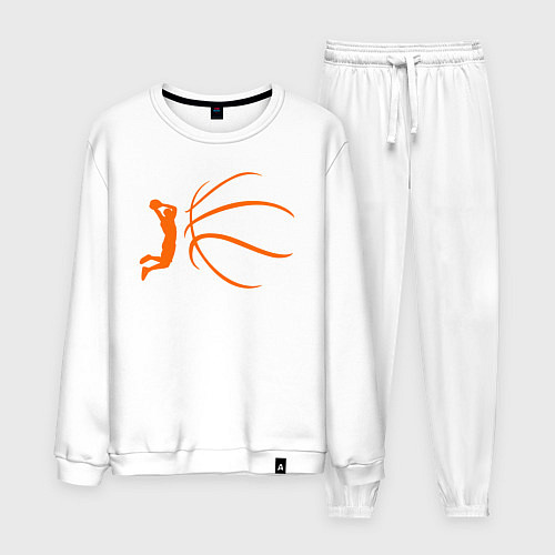 Мужской костюм Баскетбол - это моя жизнь / Белый – фото 1