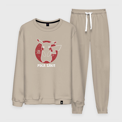 Мужской костюм Pika Sake / Миндальный – фото 1