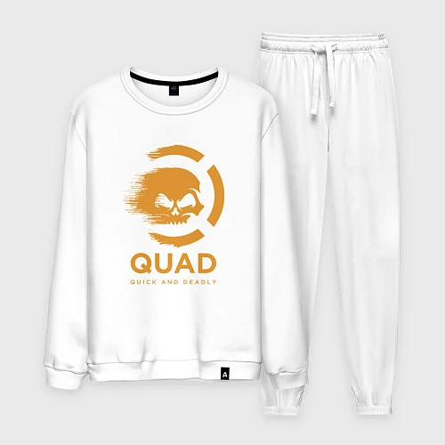 Мужской костюм QuaD: Quick and Deadly / Белый – фото 1