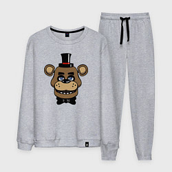 Костюм хлопковый мужской Freddy FNAF, цвет: меланж