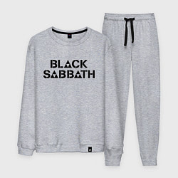 Костюм хлопковый мужской Black Sabbath, цвет: меланж
