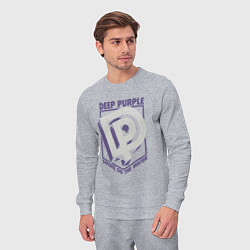 Костюм хлопковый мужской Deep Purple: Smoke on the water, цвет: меланж — фото 2