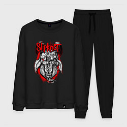 Костюм хлопковый мужской Slipknot Goat, цвет: черный