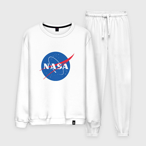 Мужской костюм NASA: Logo / Белый – фото 1