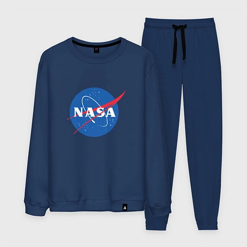 Мужской костюм NASA: Logo / Тёмно-синий – фото 1