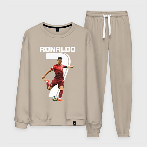 Мужской костюм Ronaldo 07 / Миндальный – фото 1