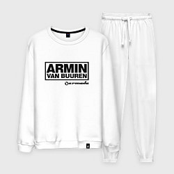 Костюм хлопковый мужской Armin van Buuren, цвет: белый
