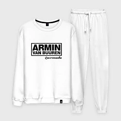 Костюм хлопковый мужской Armin van Buuren, цвет: белый