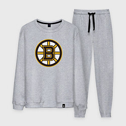 Костюм хлопковый мужской Boston Bruins, цвет: меланж